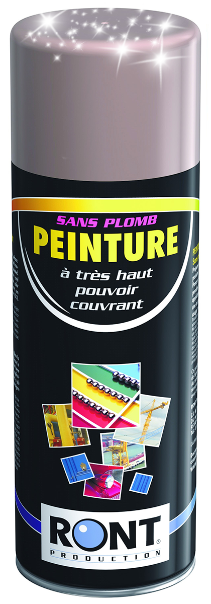 PEINTURE RAL 1019 Beige Gris - Finition Brillante -  Aérosol 520 ML