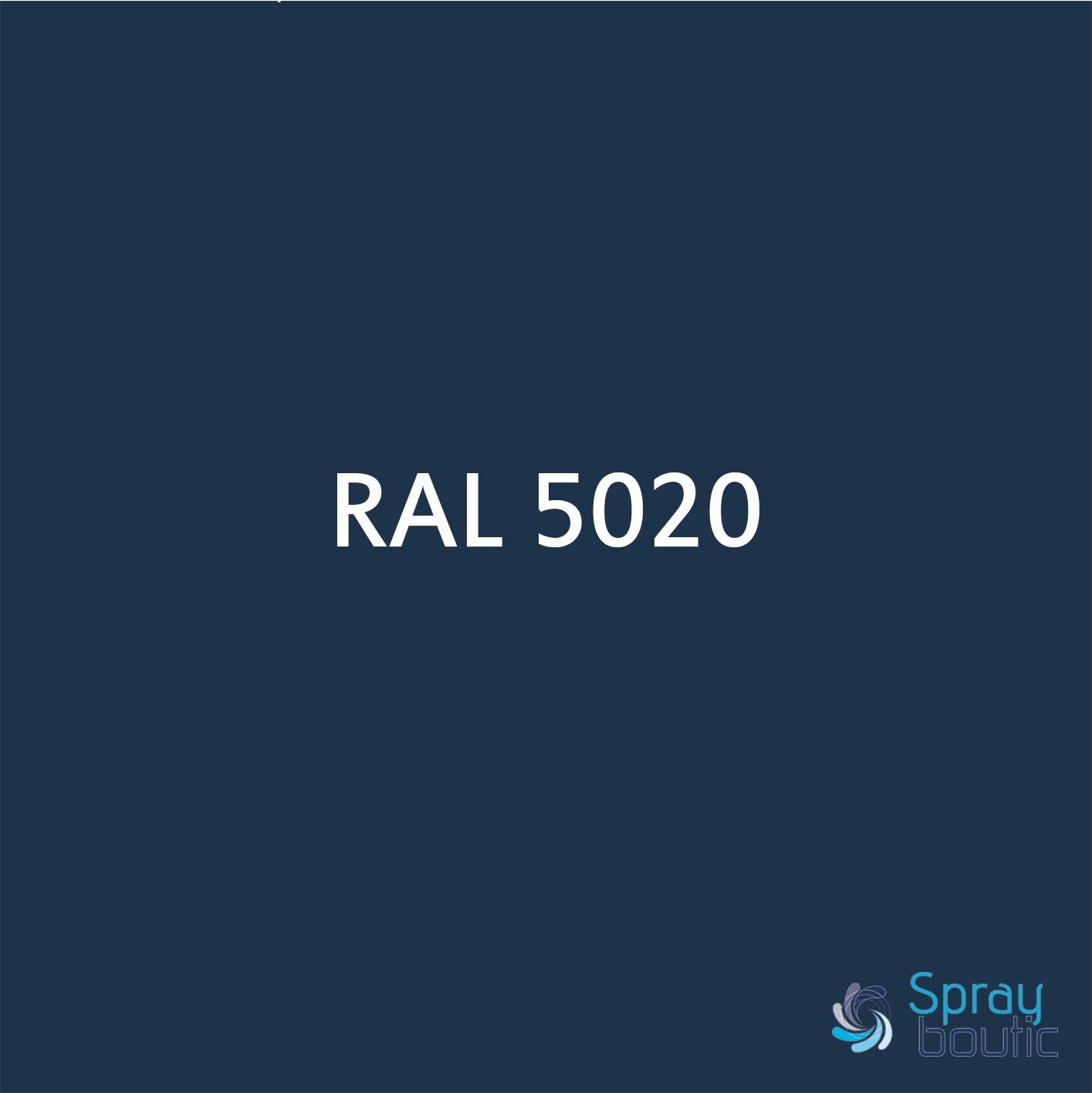 PEINTURE RAL 5020 Bleu Océan - Aérosol 400 ML - Belton : 324090