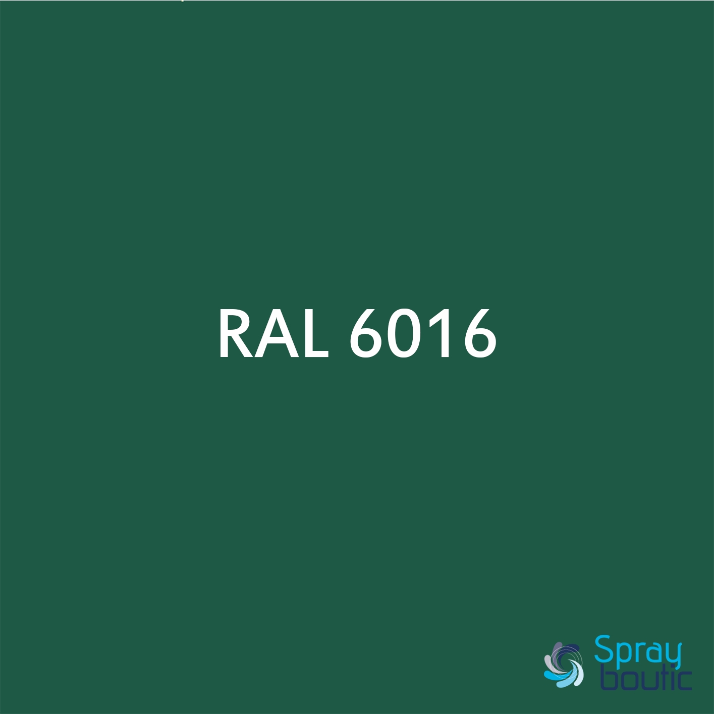 PEINTURE RAL 6016 Vert Turquoise - Aérosol 400 ML - Belton : 324111