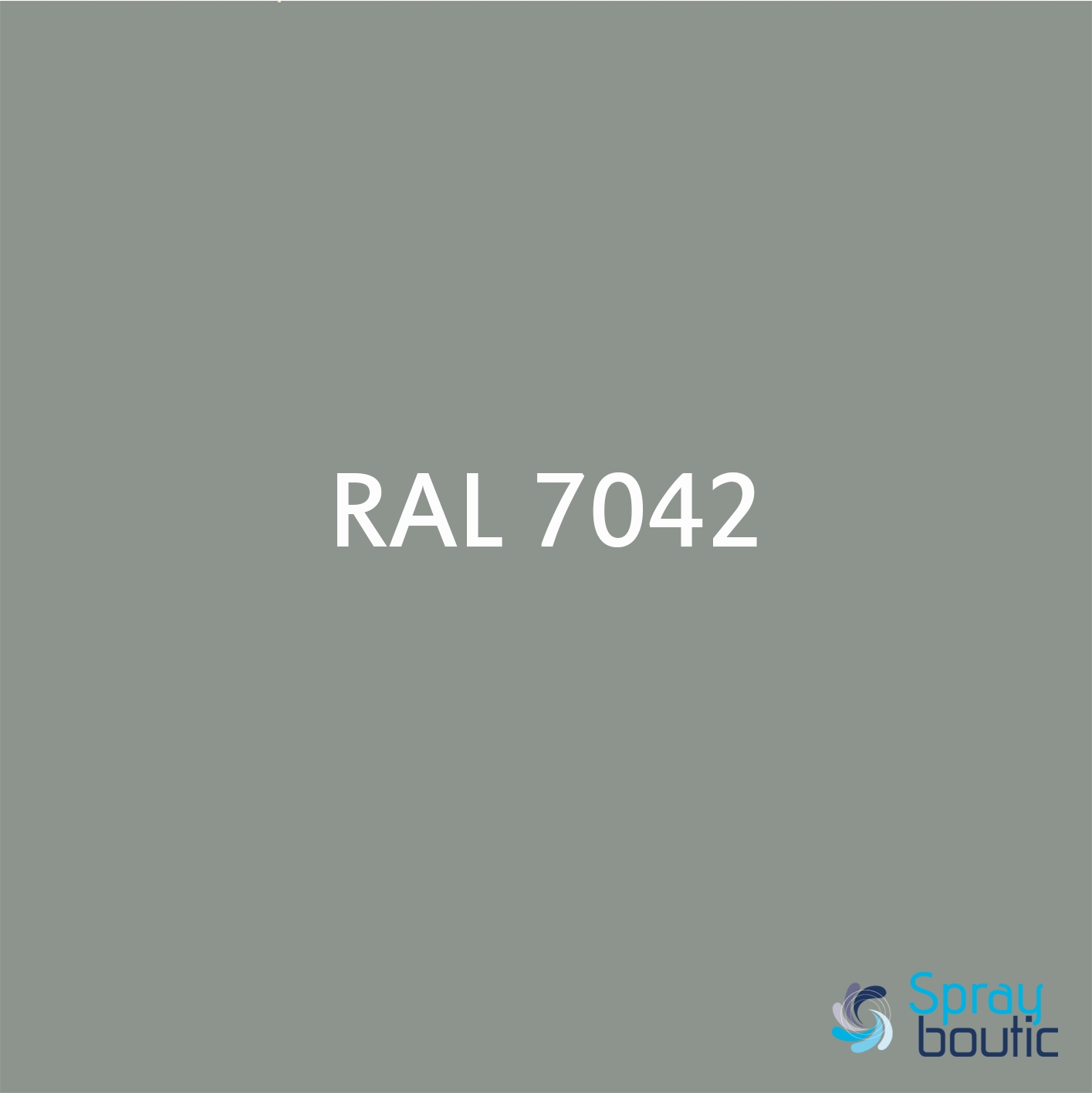 PEINTURE RAL 7042 Gris Signalisation A  - Aérosol 400 ML - Belton : 324158