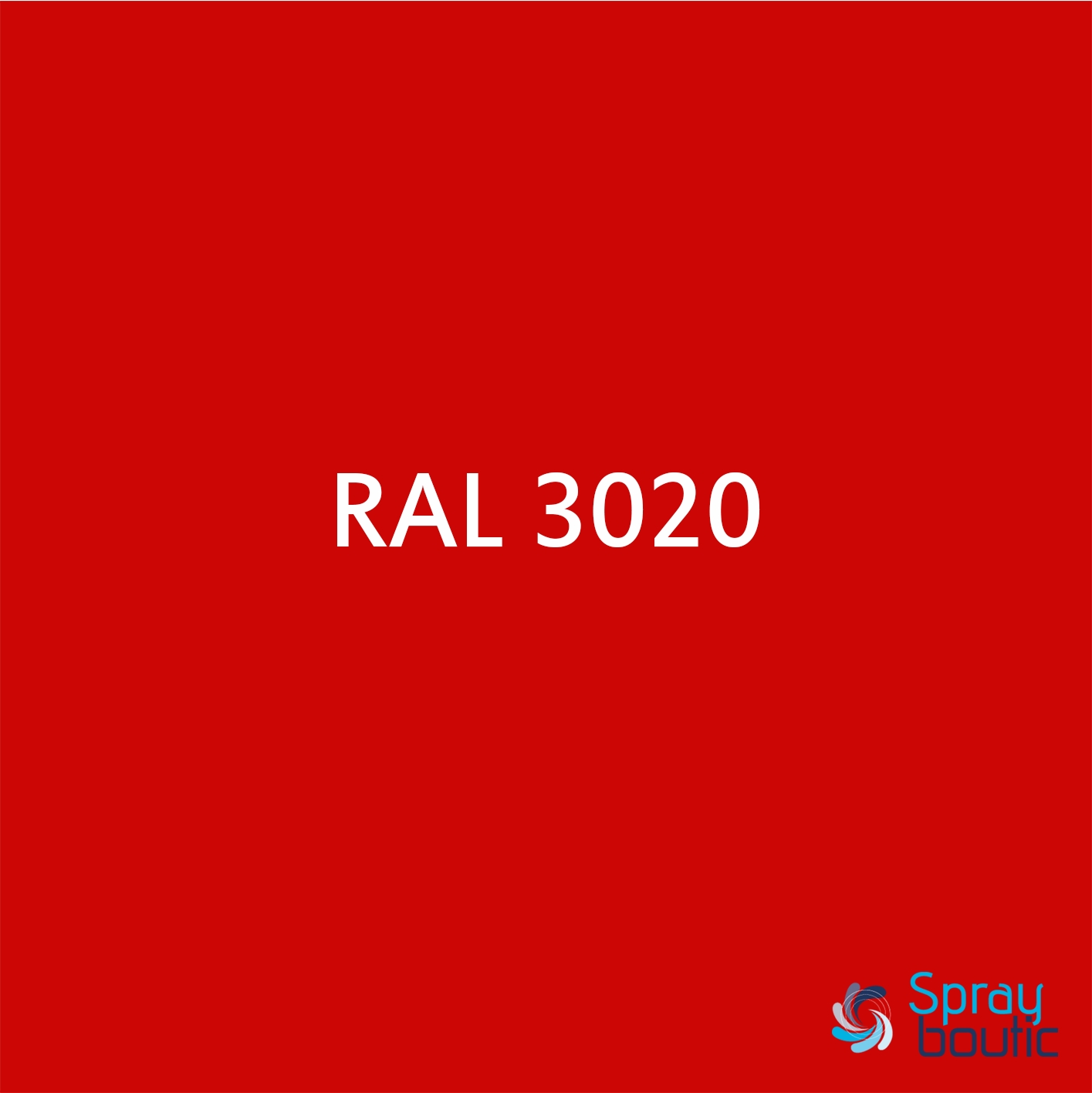 BOMBE DE PEINTURE RAL 3020 Rouge Signalisation  - Aérosol 520 mL brut - Ront