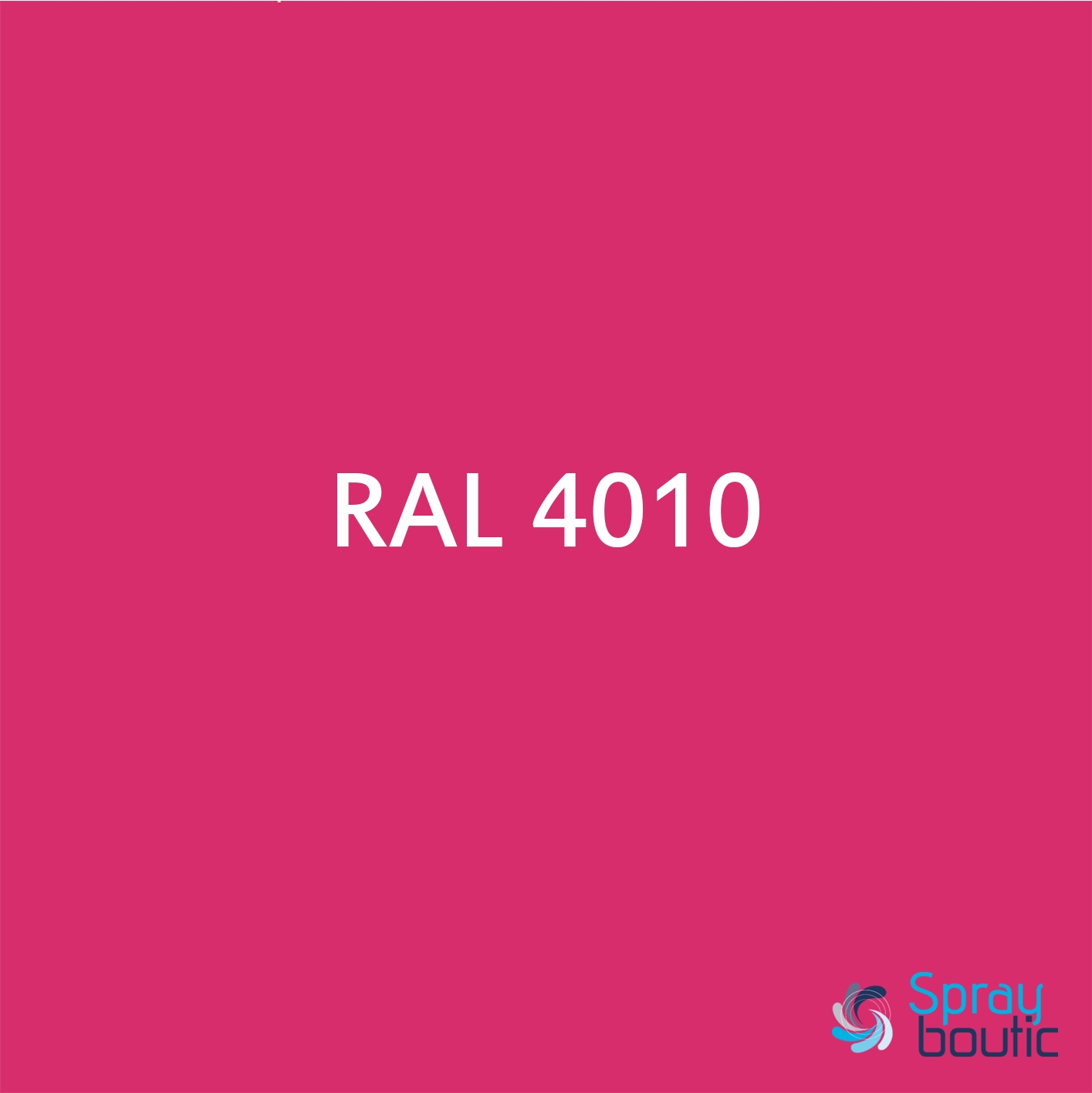 BOMBE DE PEINTURE RAL 4010 Rose Magenta  - Aérosol 520 mL brut - Ront