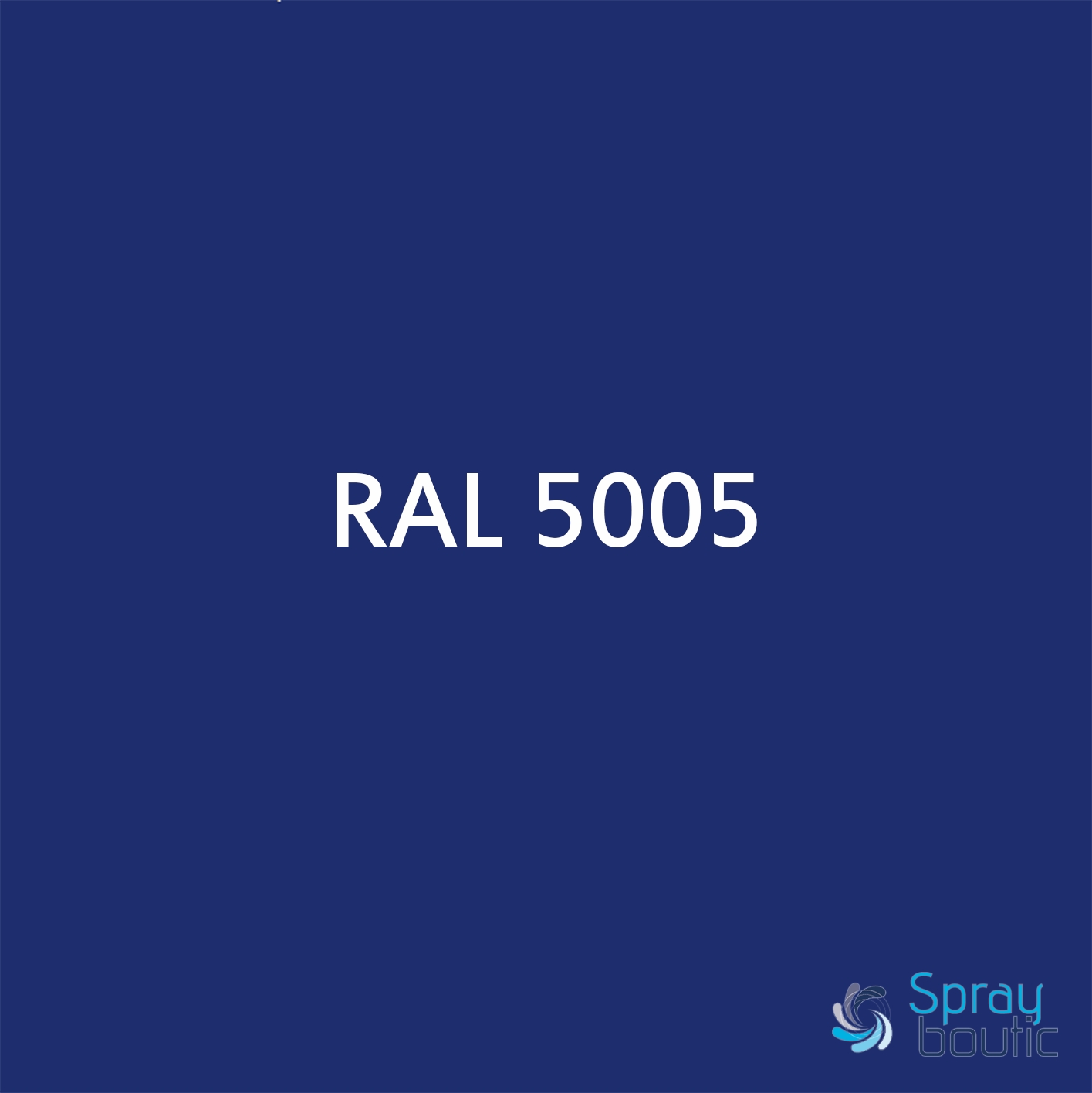 BOMBE DE PEINTURE RAL 5005 Bleu Signal  - Aérosol 520 mL brut - Ront