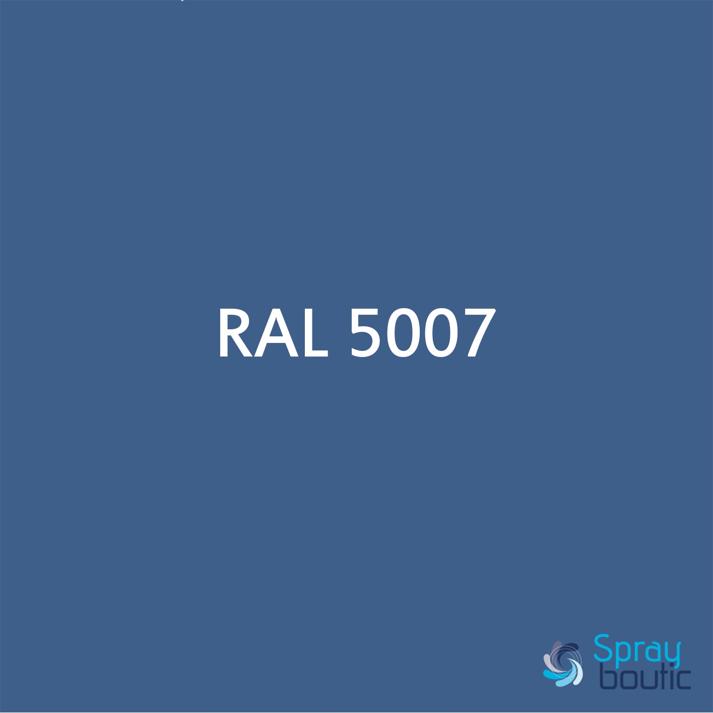 BOMBE DE PEINTURE RAL 5007 Bleu Brillant - Aérosol 520 mL brut - Ront