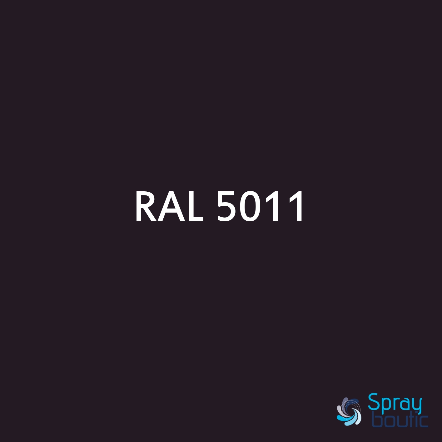 PEINTURE RAL 5011 Bleu Acier  - Aérosol 520 mL brut - Ront