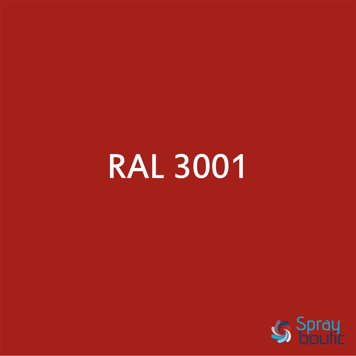 BOMBE DE PEINTURE RAL 3001 Rouge Sécurité - Aérosol 520 mL brut - Ront