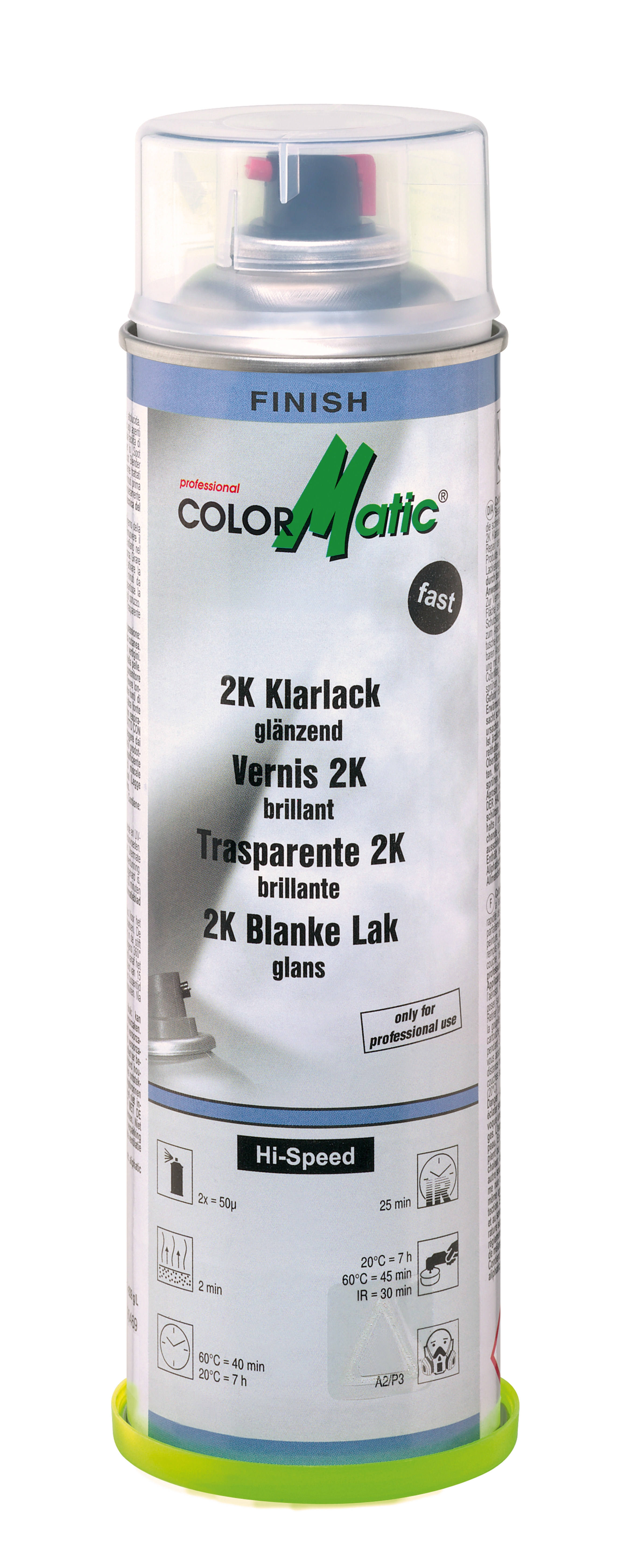 Vernis 2K bi-composants 500 ML (spécial carrosseries)