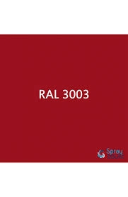 BOMBE DE PEINTURE RAL 3003 Rouge rubis - Aérosol 520 mL brut - Ront