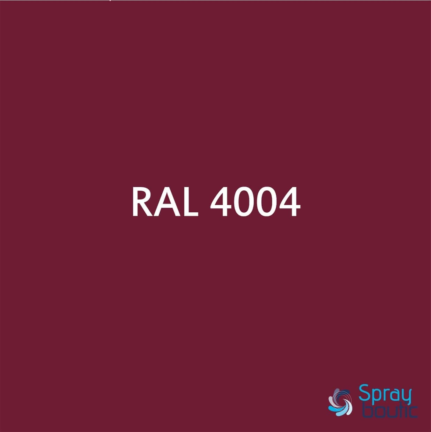 BOMBE DE PEINTURE RAL 4004 Violet bordeaux - Aérosol 520 mL brut - Ront
