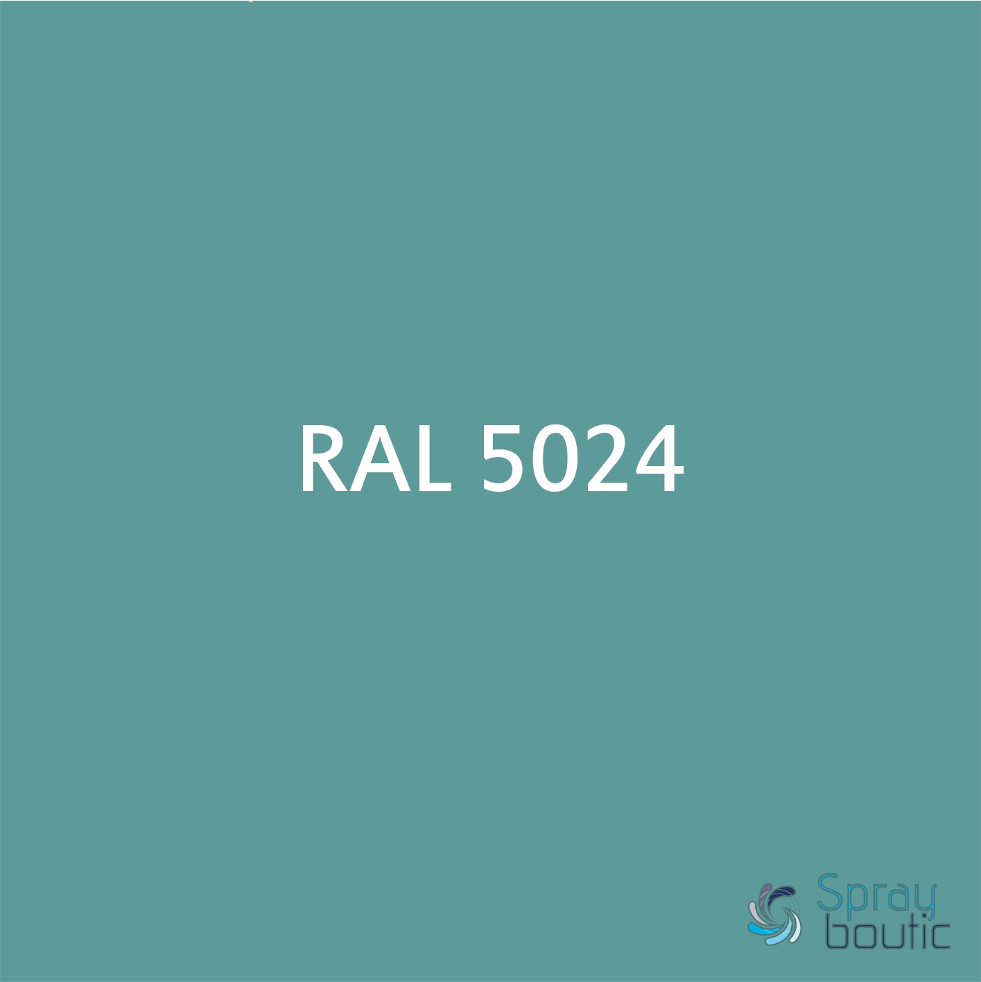 BOMBE DE PEINTURE RAL 5024 Bleu pastel - Aérosol 520 mL  brut - Ront