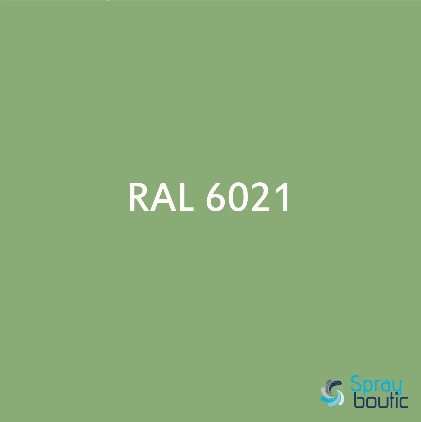 BOMBE DE PEINTURE RAL 6021 Vert pâle - Aérosol 520 mL brut - Ront