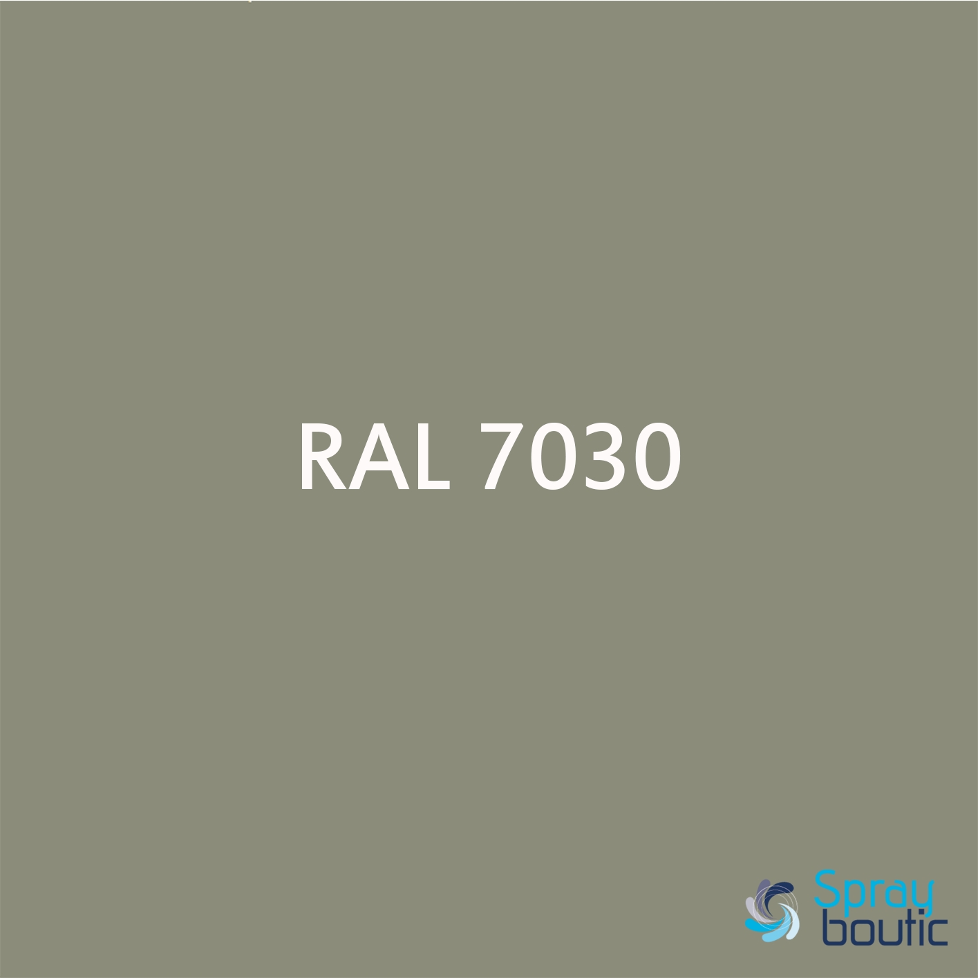 BOMBE DE PEINTURE RAL 7030 Gris pierre - Aérosol 520 mL brut - Ront