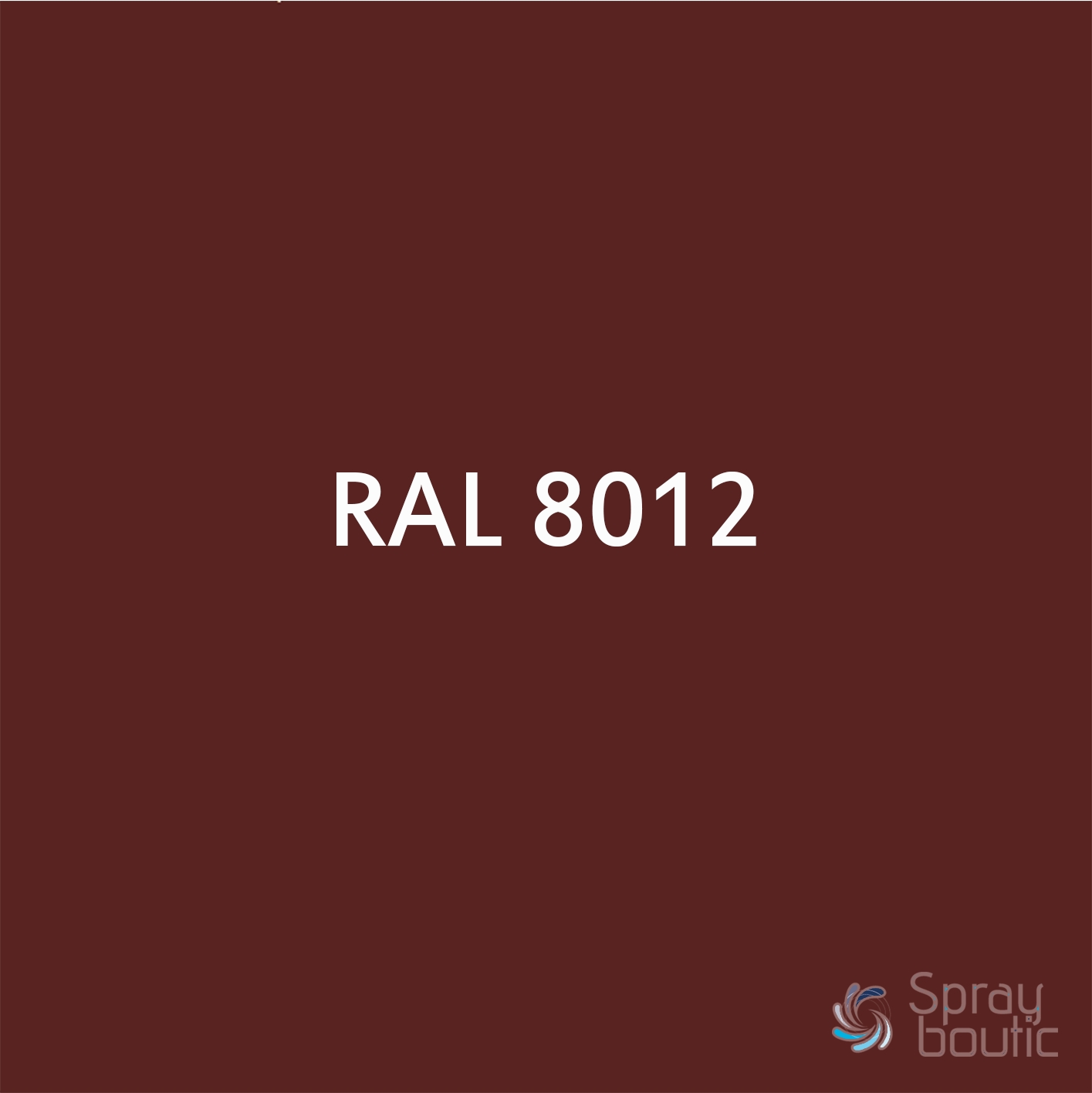 BOMBE DE PEINTURE RAL 8012 Bardage brun rouge - Aerosol 520mL brut - Ront