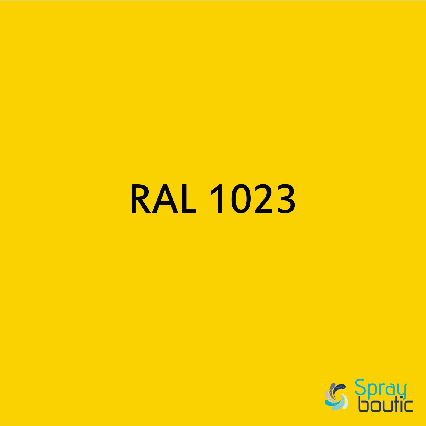 PEINTURE RAL 1023 Jaune Signalisation - Aérosol 400 ML - Belton : 324020