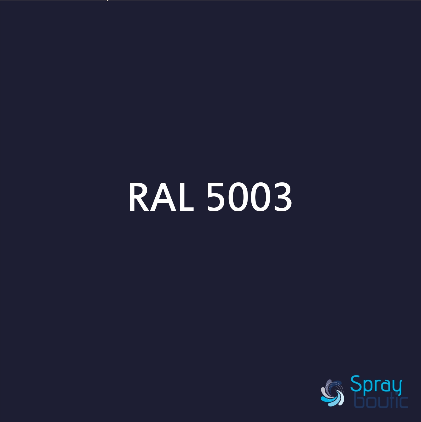 PEINTURE RAL 5003 Bleu Saphir - Aérosol 400 ML - Belton : 324075