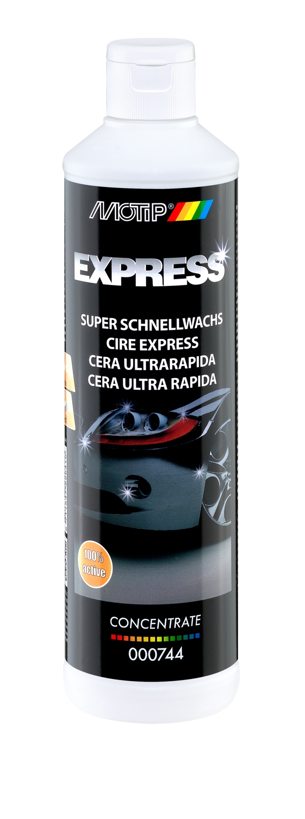 CIRE EXPRESS Shampoing Lustrant Toutes Carrosseries - 500 ml- MOTIP 744