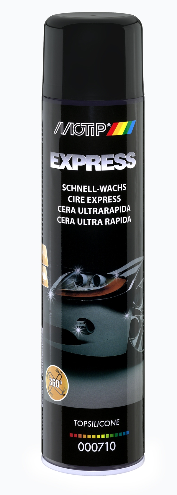 CIRE EXPRESS - Supports peints, en plastique et chromés - 600ml - MOTIP 710