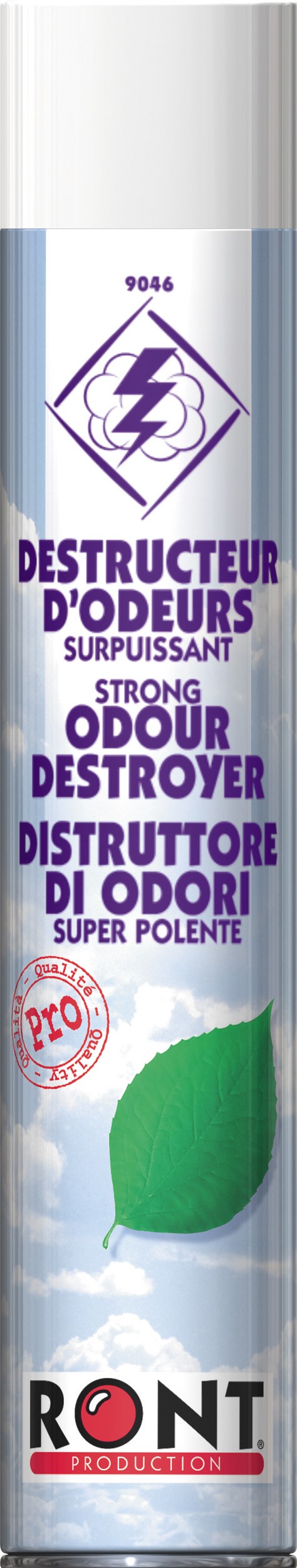 DESTRUCTEUR D'ODEURS SURPUISSANT - Aérosol 1 000 mL