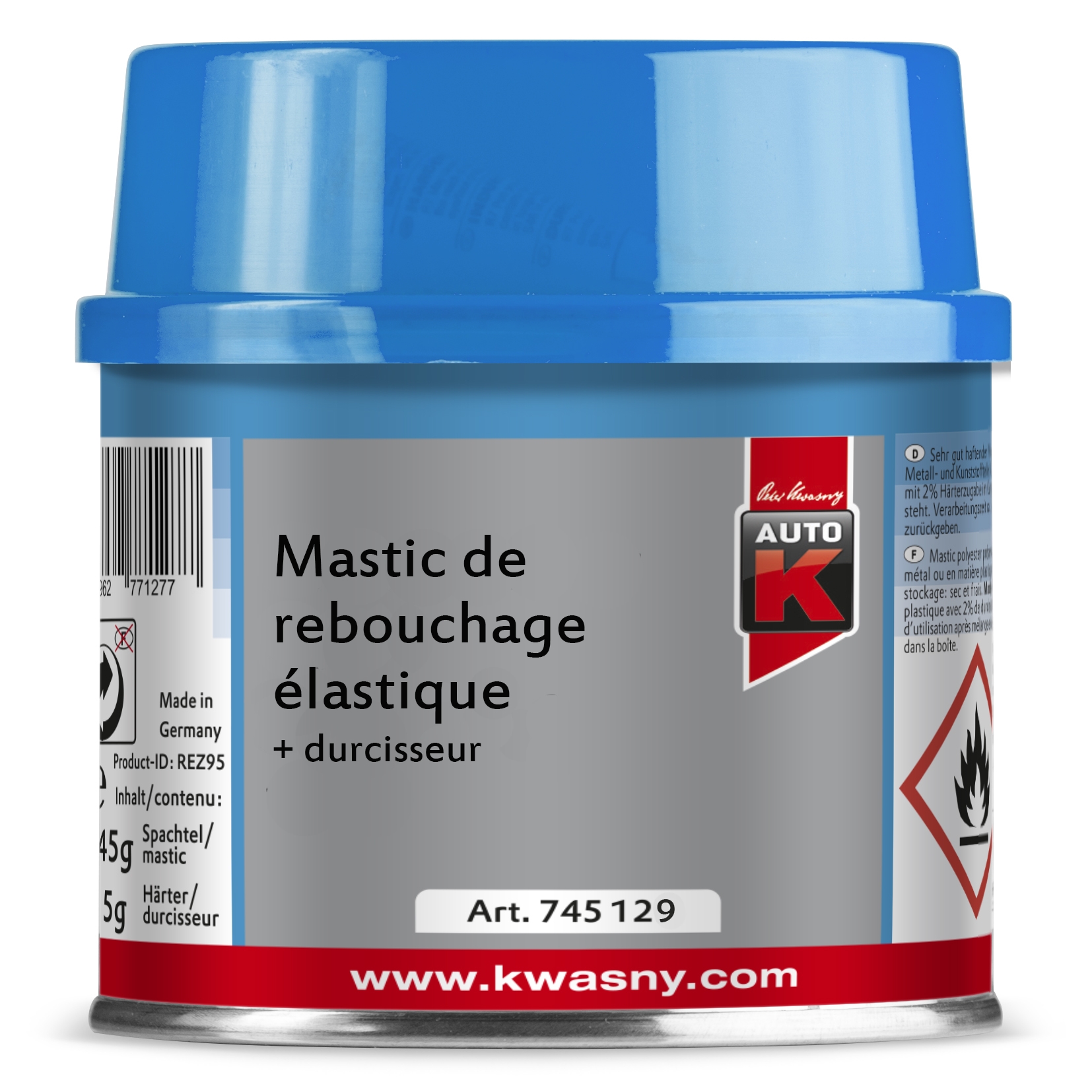 Mastic enduit époxy de rebouchage & de lissage E-FILL C805 5 kg