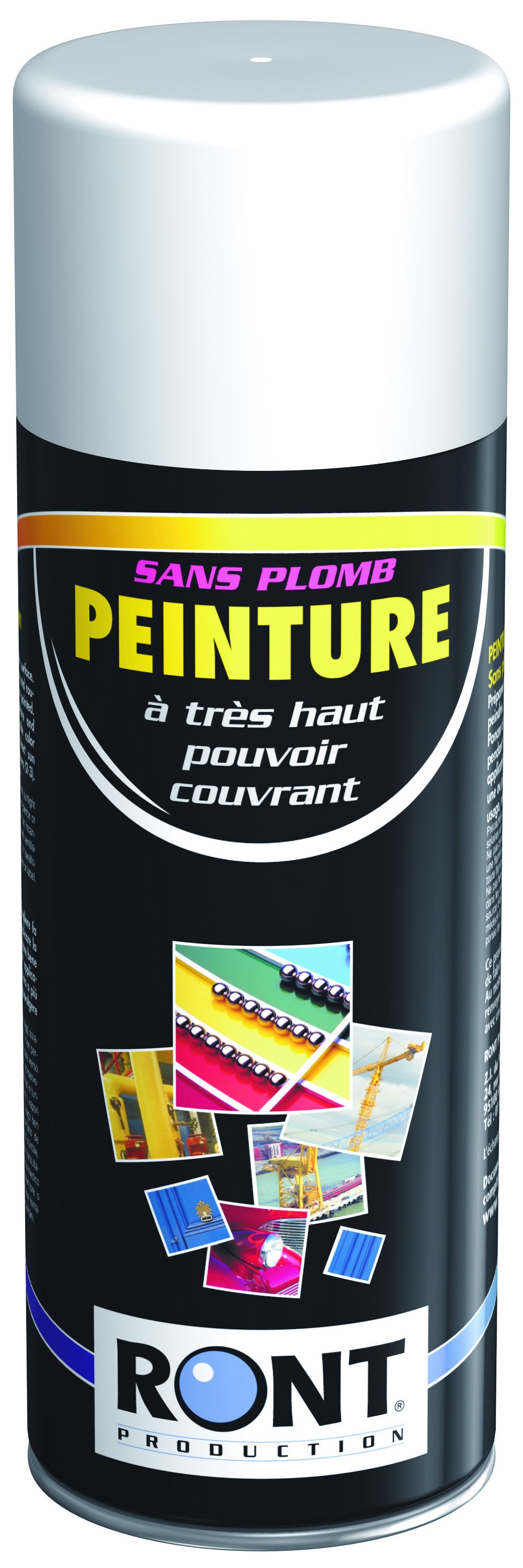 PEINTURE AFNOR 665 Blanc - Aérosol 520 mL brut