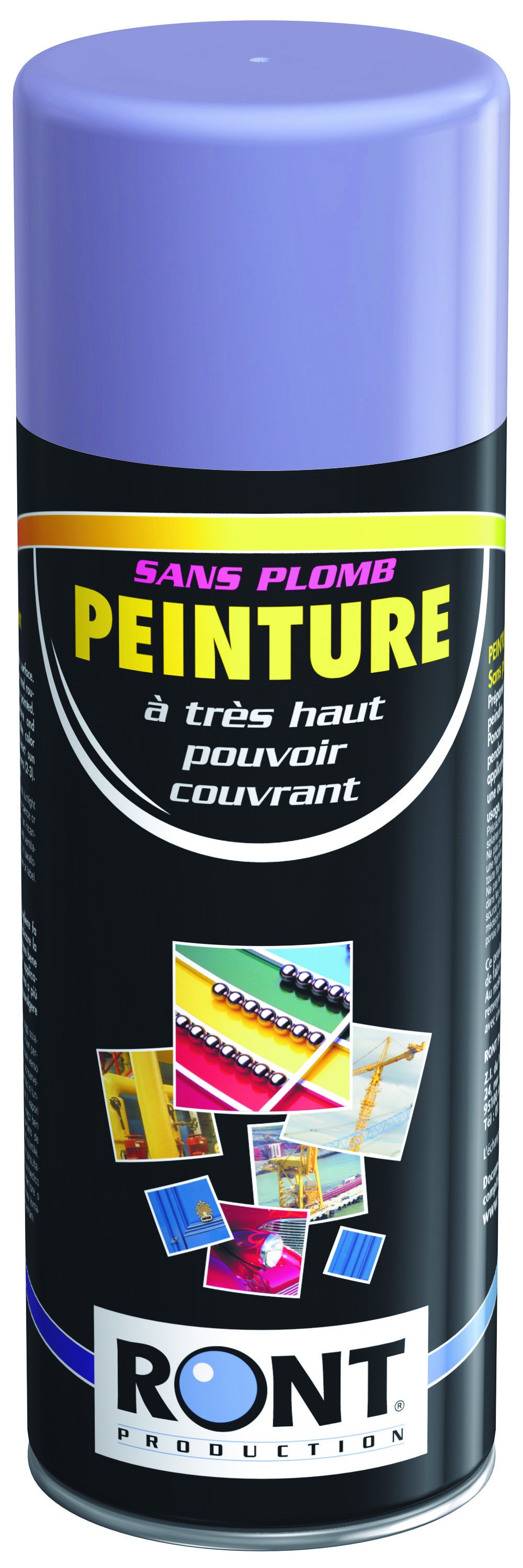 PEINTURE AFNOR 790 Violet pâle - Aérosol 520 mL brut