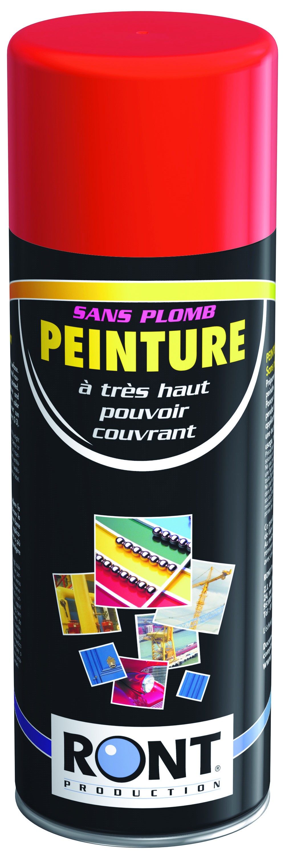 PEINTURE AFNOR 801 Rouge - Aérosol 520 mL brut