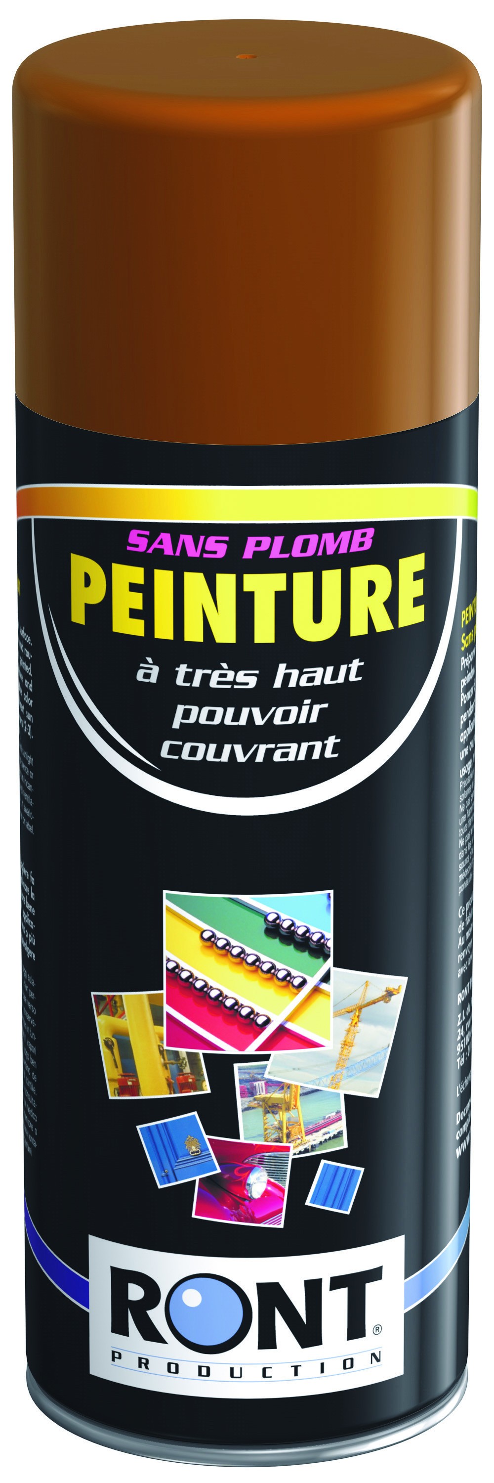 PEINTURE ANODISEE Bronze clair - Aérosol 520 mL brut