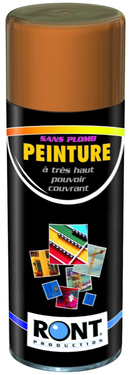 PEINTURE ANODISEE Bronze moyen - Aérosol 520 mL brut