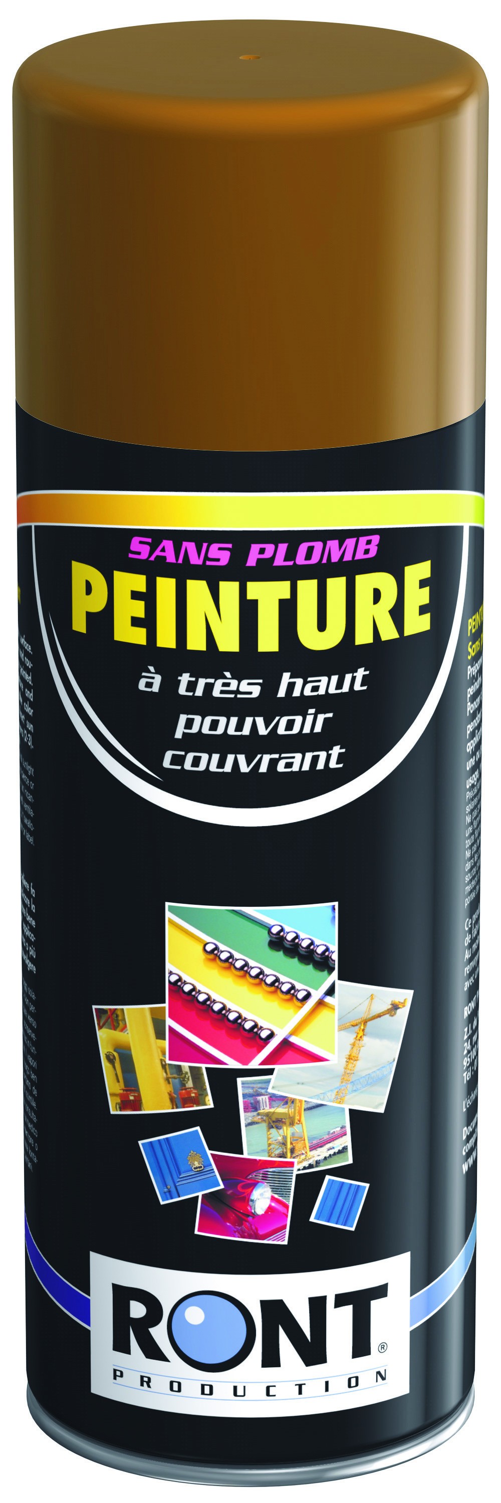 PEINTURE ANODISEE Or moyen - Aérosol 520 mL brut