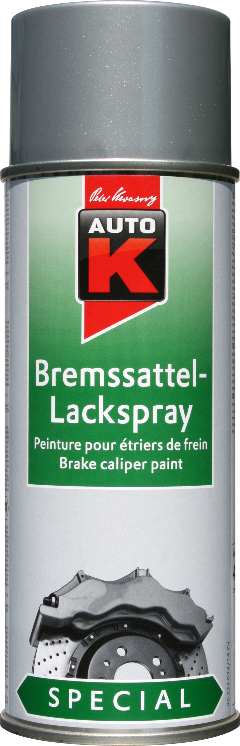 PEINTURE ARGENT ETRIER DE FREIN - Aérosol 400 ML - AUTO-K : 233078