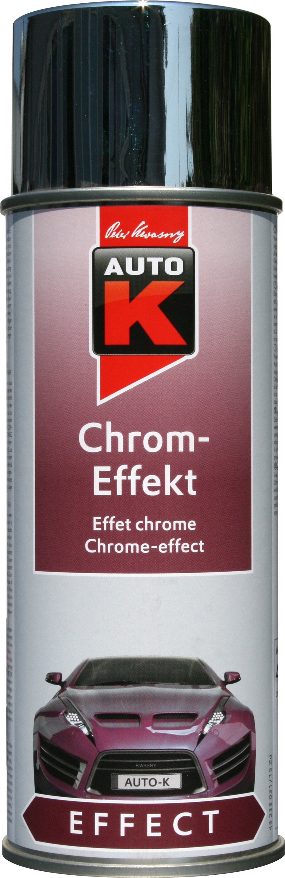 PEINTURE EFFET CHROME - Aérosol 400 ML - AUTO-K : 233031