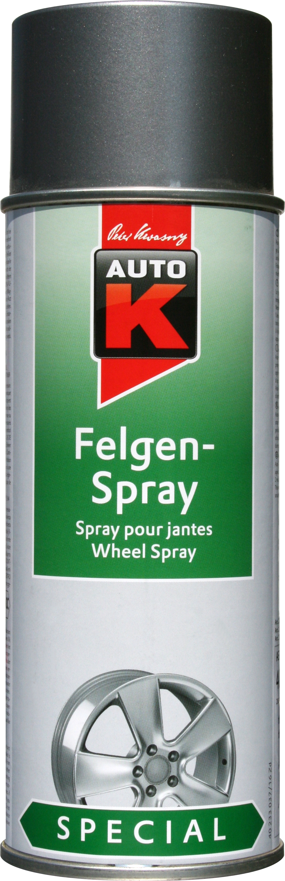 PEINTURE JANTES ARGENT - Aérosol 400 ML - AUTO-K : 233037