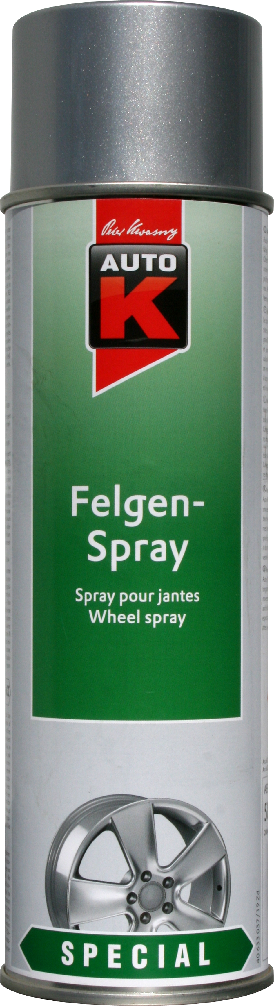 PEINTURE JANTES ARGENT CRISTAL - Aérosol 500ML- AUTO-K : 633037