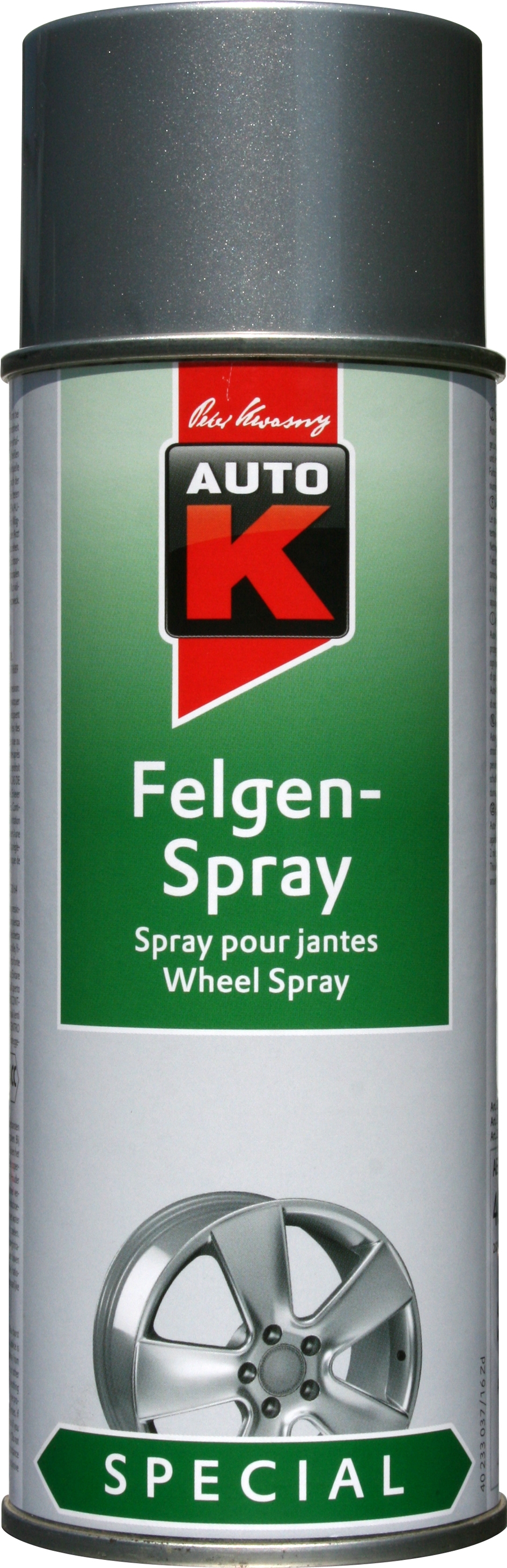 PEINTURE JANTES GRIS TITANE - Aérosol 400 ML - AUTO-K : 233045