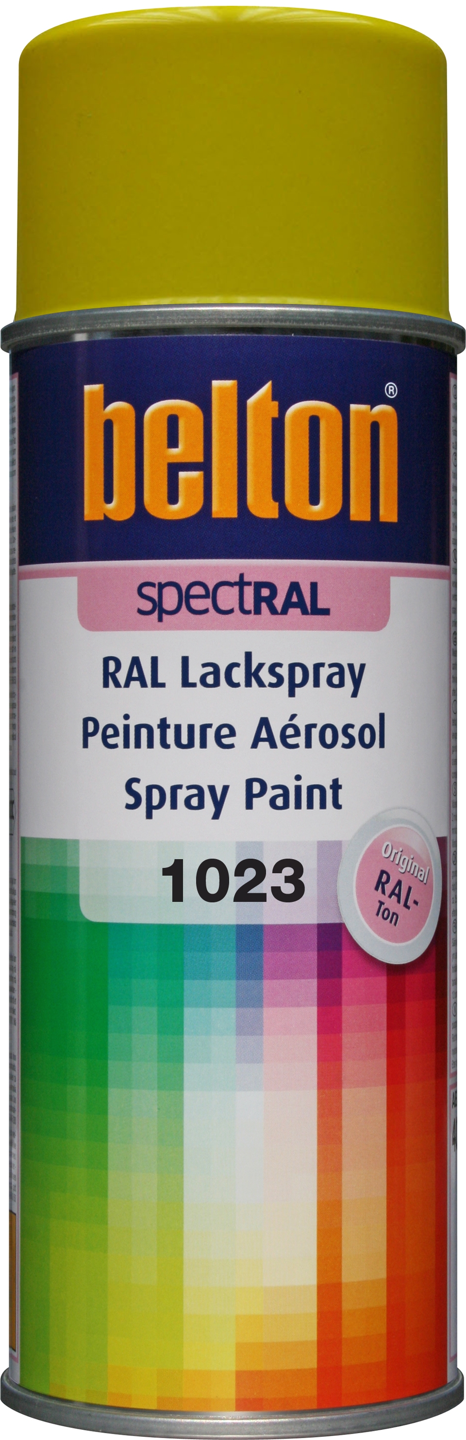 PEINTURE RAL 1023 Jaune Signalisation - Aérosol 400 ML - Belton : 324020