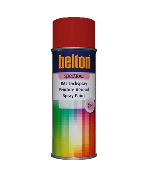 PEINTURE RAL 3000 Rouge Feu Mat - Aérosol 400 ML - Belton : 324401