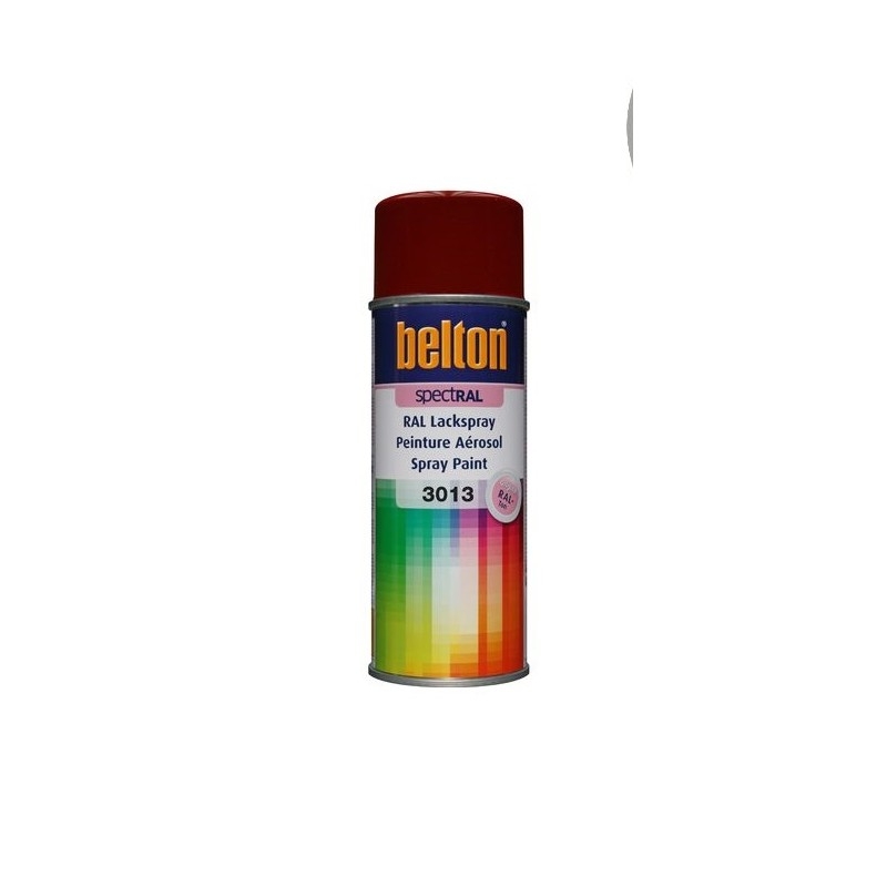 PEINTURE RAL 3013 Rouge Tomate - Aérosol 400 ML - Belton : 324050