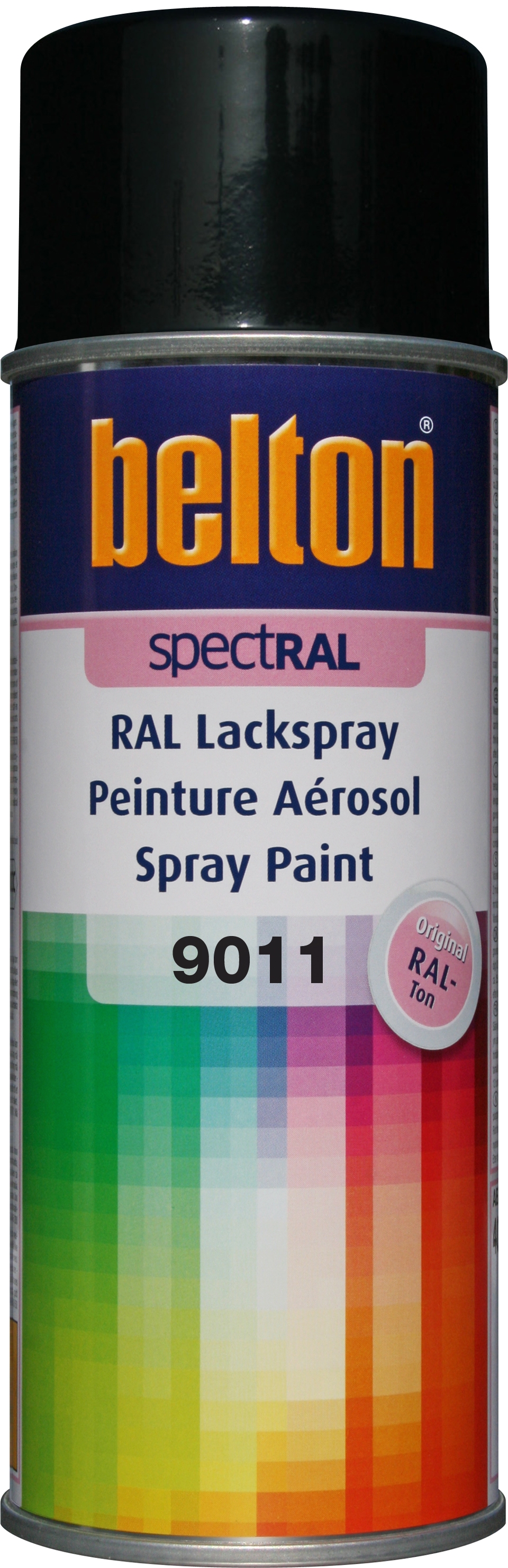 PEINTURE RAL 9011 Noir Graphite - Aérosol 400 ML - Belton : 324191