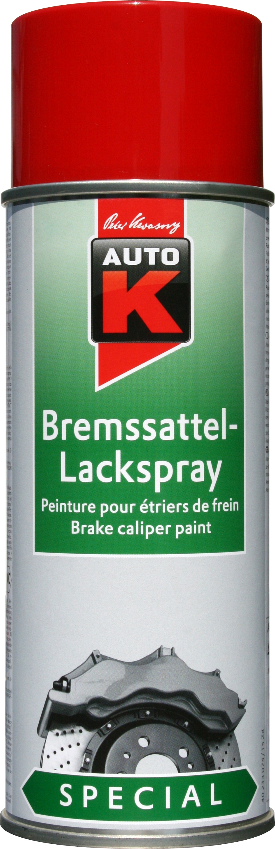 PEINTURE ROUGE POUR ETRIER FREIN - Aérosol 400 ML - AUTO-K : 233074