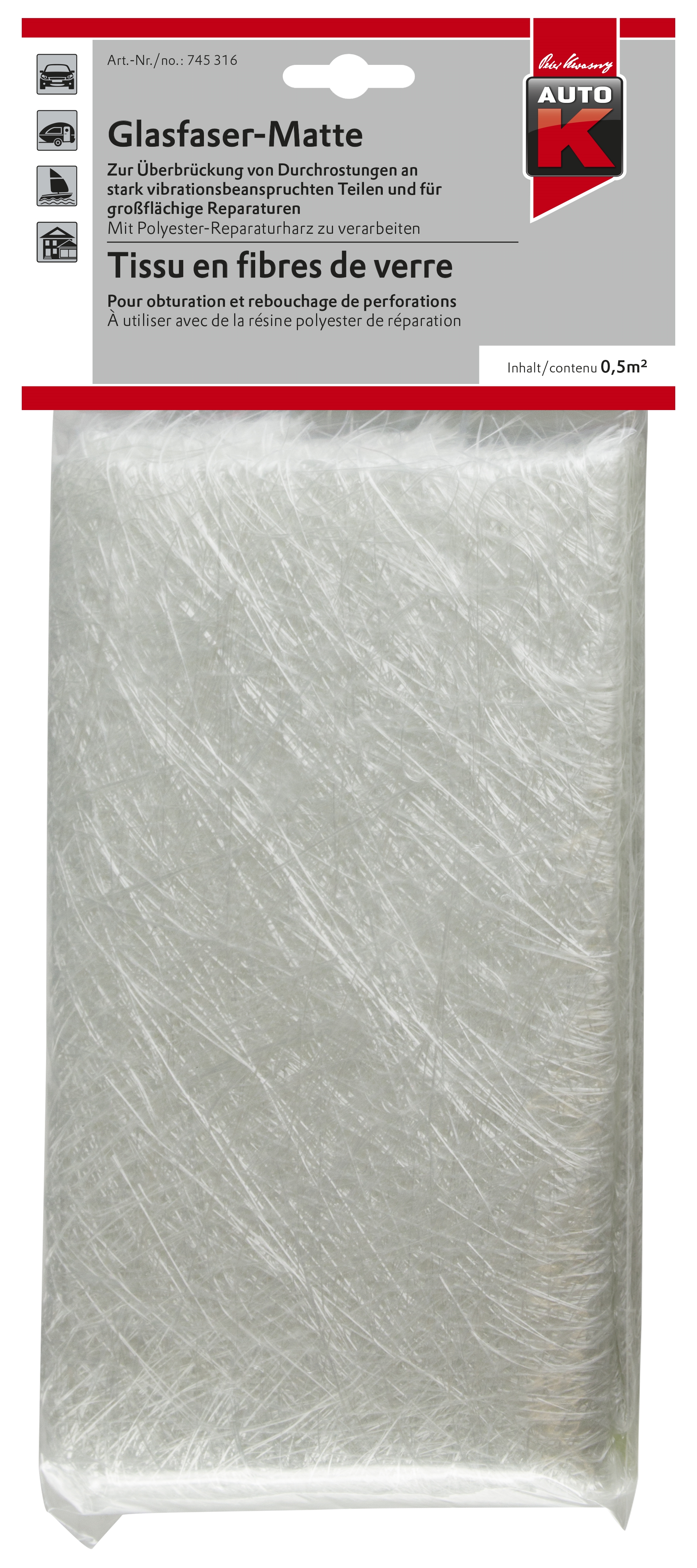 Tissu Fibres de Verre - AUTO-K : 745316