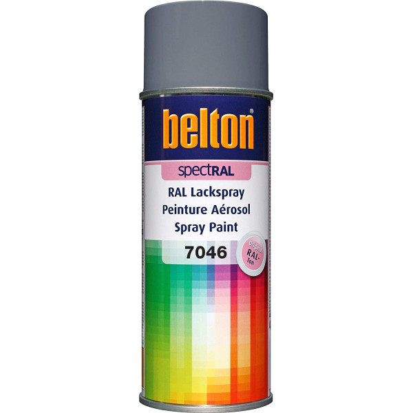 PEINTURE RAL 7046 Gris Telecom2  - Aérosol 400 ML - Belton : 324161