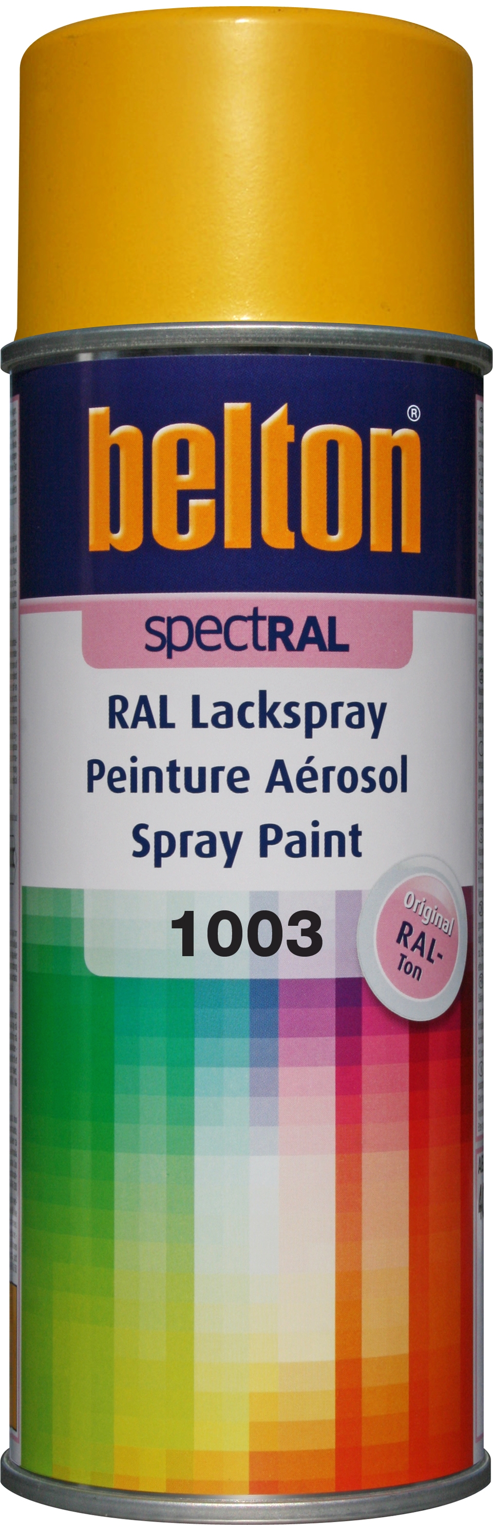 PEINTURE RAL 1003 Jaune de Sécurité  - Aérosol 400 ML - Belton : 324199