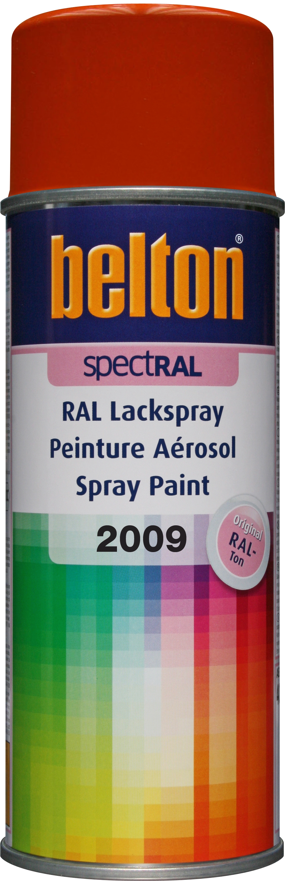 PEINTURE RAL 2009 Orange Signalisation - Aérosol 400 ML - Belton : 324036