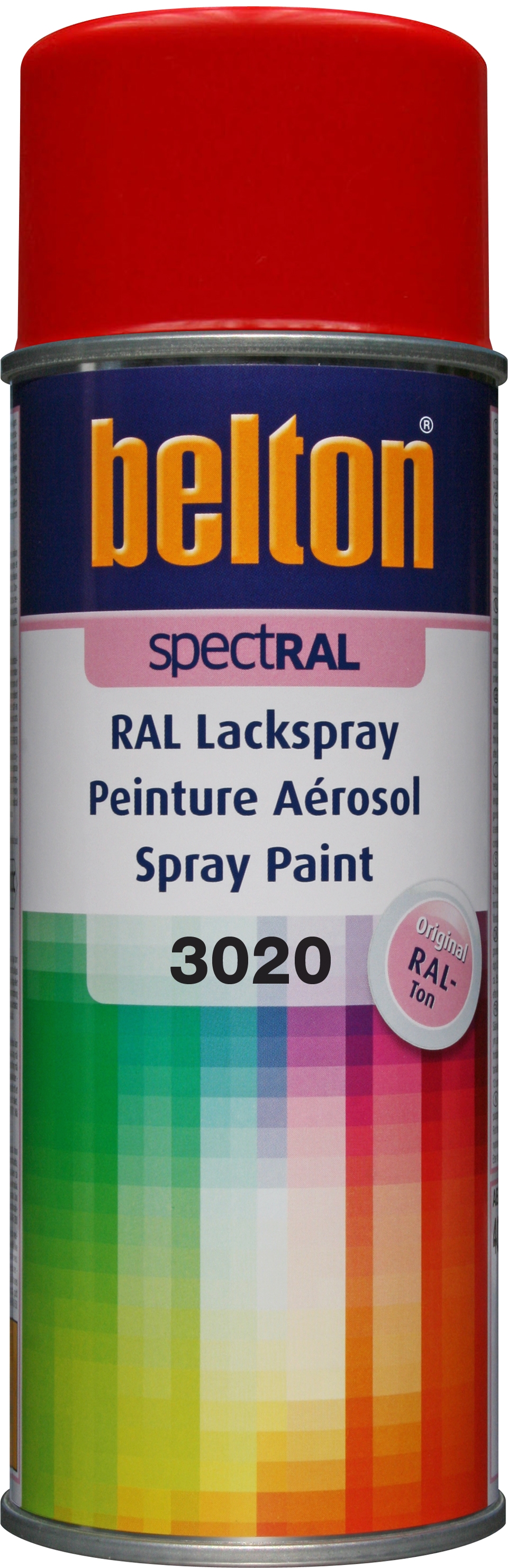PEINTURE RAL 3020 Rouge Signalisation - Aérosol 400 ML - Belton : 324056