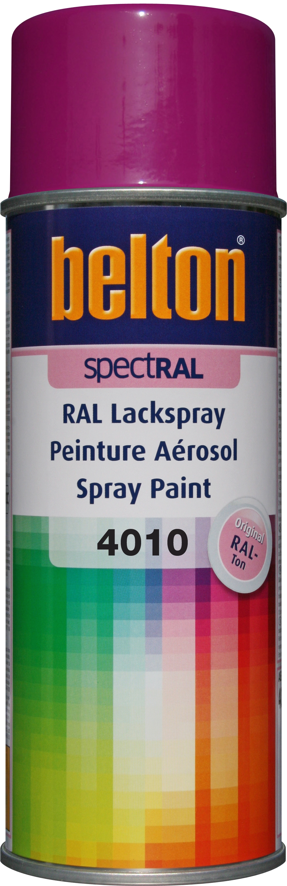 PEINTURE RAL 4010 Rose Magenta - Aérosol 400 ML - Belton : 324204