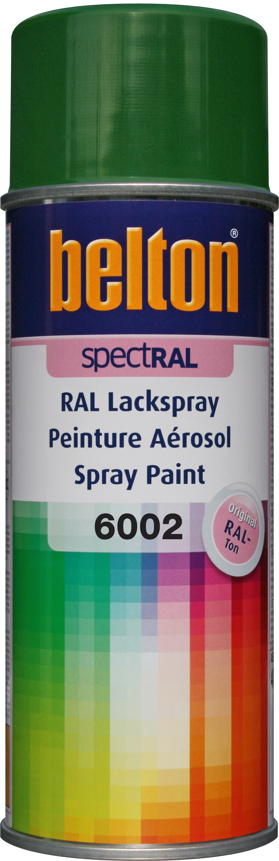 PEINTURE RAL 6002 Vert Feuillage - Aérosol 400 ML - Belton : 324097
