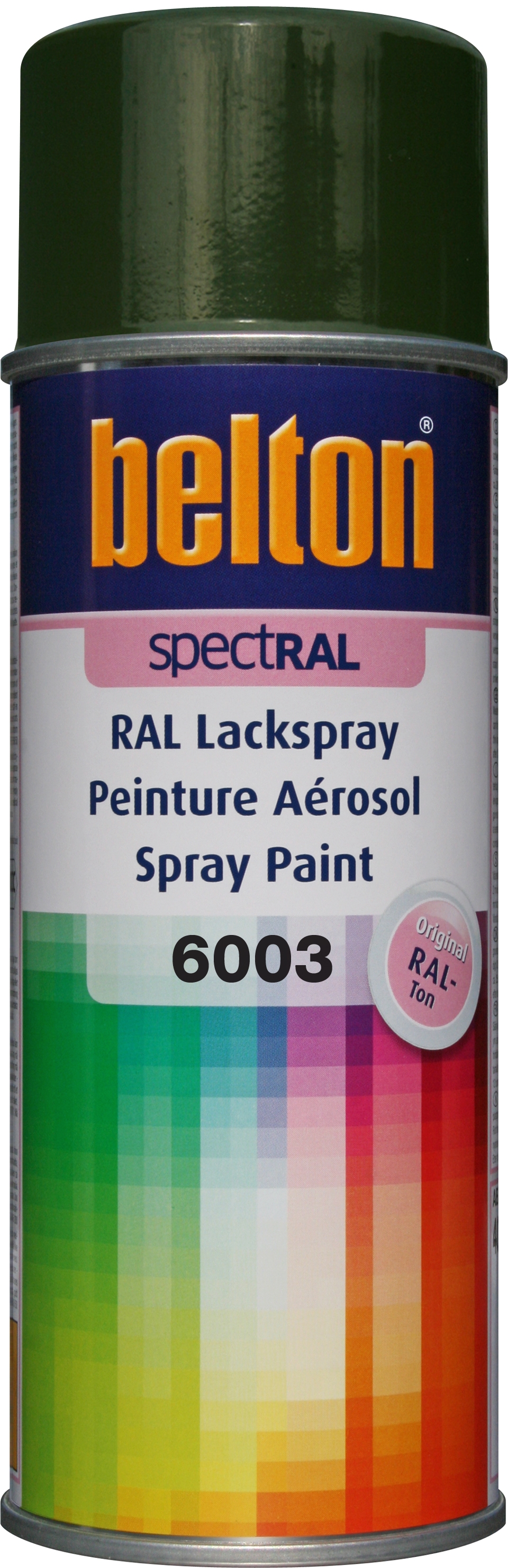 PEINTURE RAL 6003 Vert Olive - Aérosol 400 ML - Belton : 324098