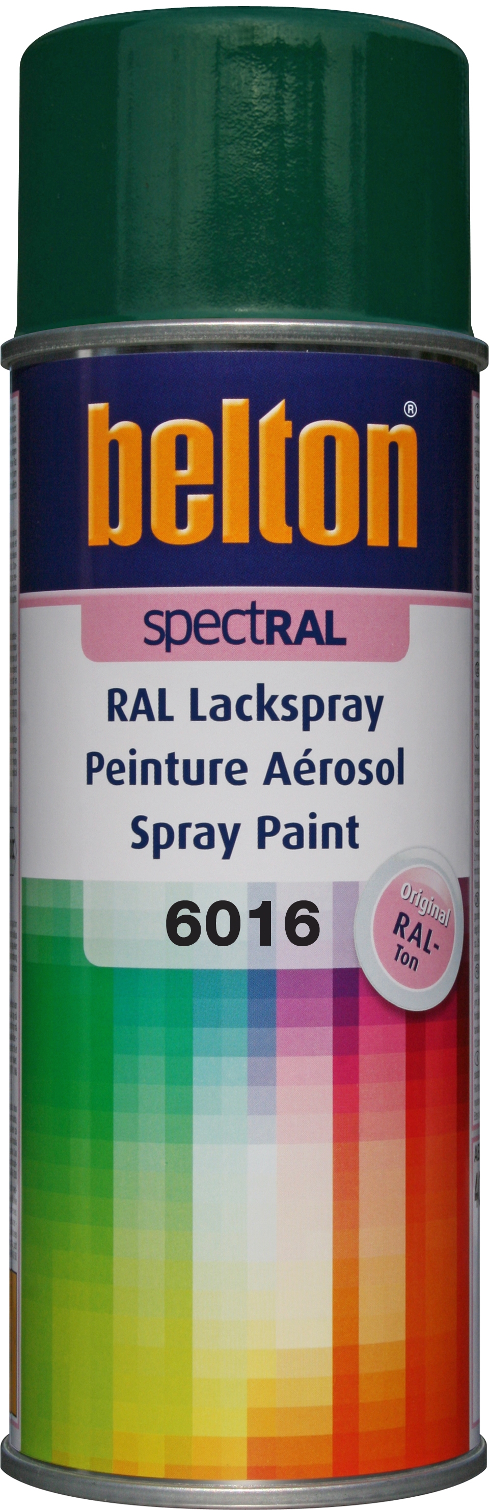 PEINTURE RAL 6016 Vert Turquoise - Aérosol 400 ML - Belton : 324111