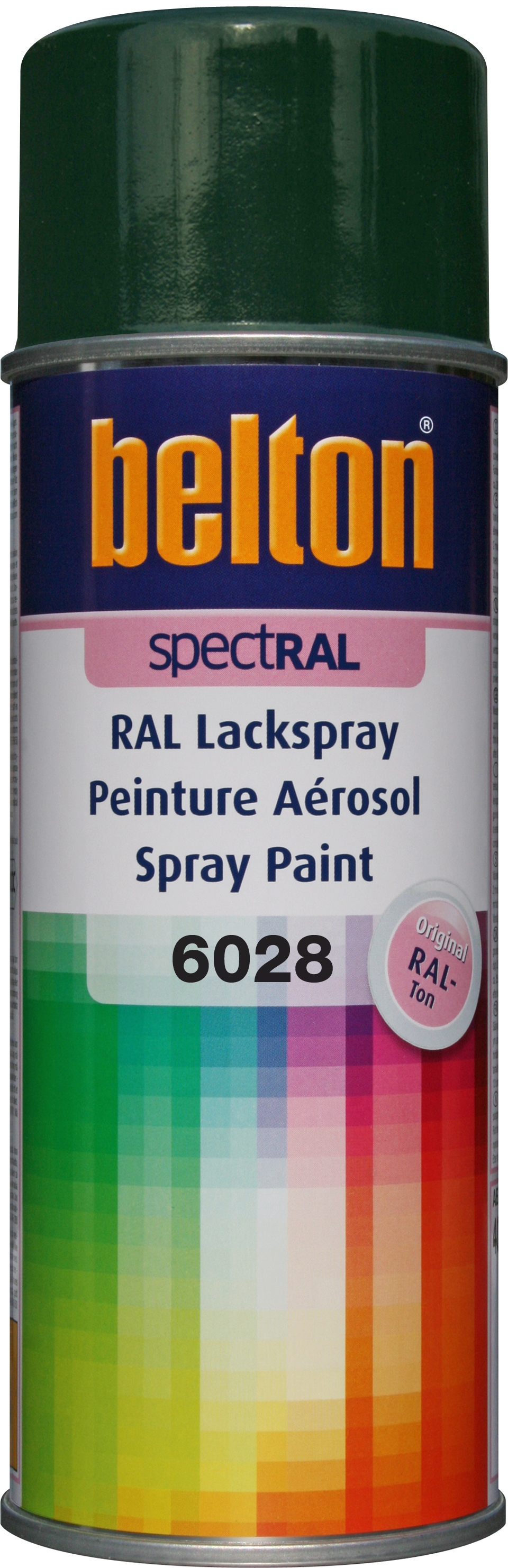PEINTURE RAL 6028 Vert Pin - Aérosol 400 ML - Belton : 324122