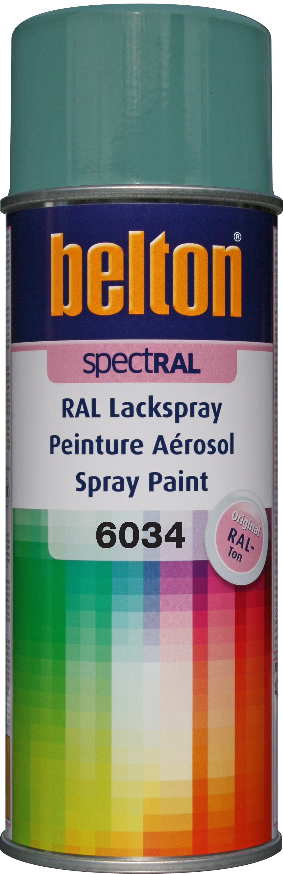 PEINTURE RAL 6034 Turquoise Pastel - Aérosol 400 ML - Belton : 324126